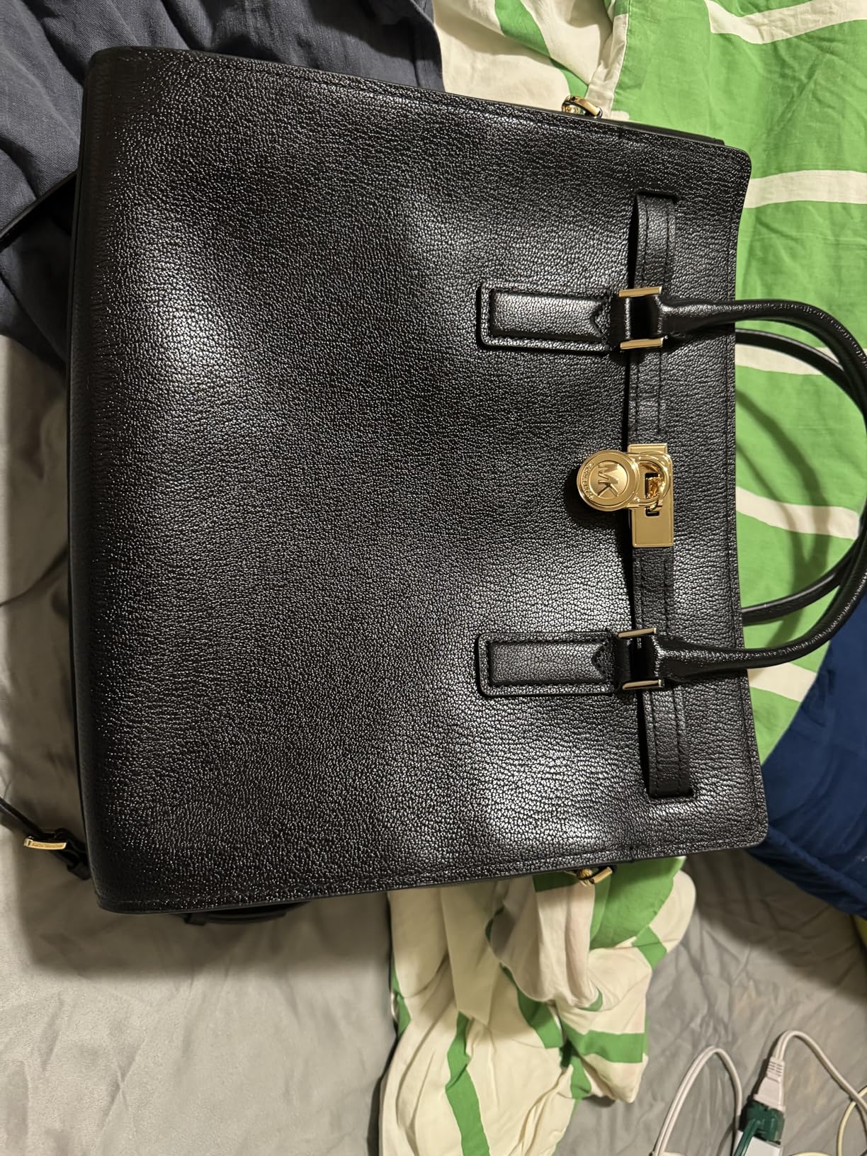 Michael Kors Women's Hamilton Large Satchel customer photo 2