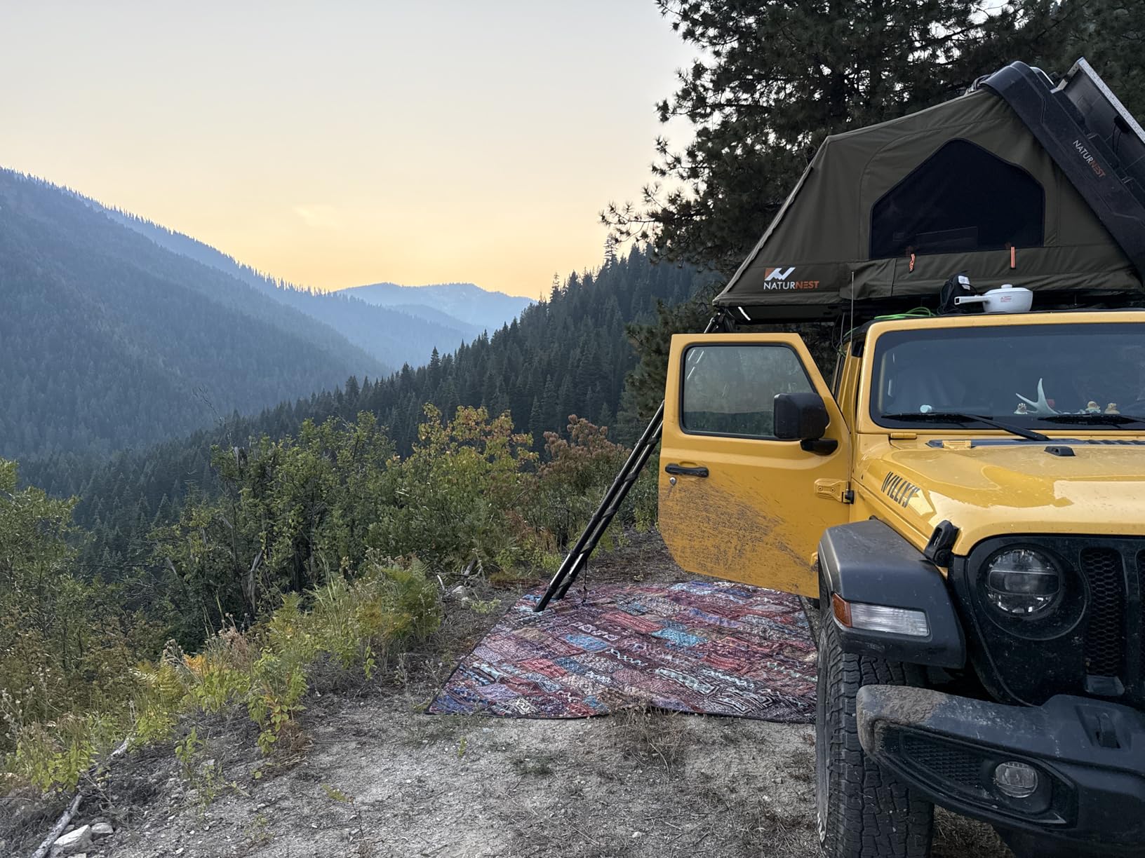 Naturnest Rooftop Tent Hard Shell with Annex Room, Easy Set Up Large Tent for 2-3 Person Camping, Waterproof 4 Season Tents for Truck, Jeep, SUV, Van, Trailer - Sirius 1 Plus with Annex Room customer photo 2