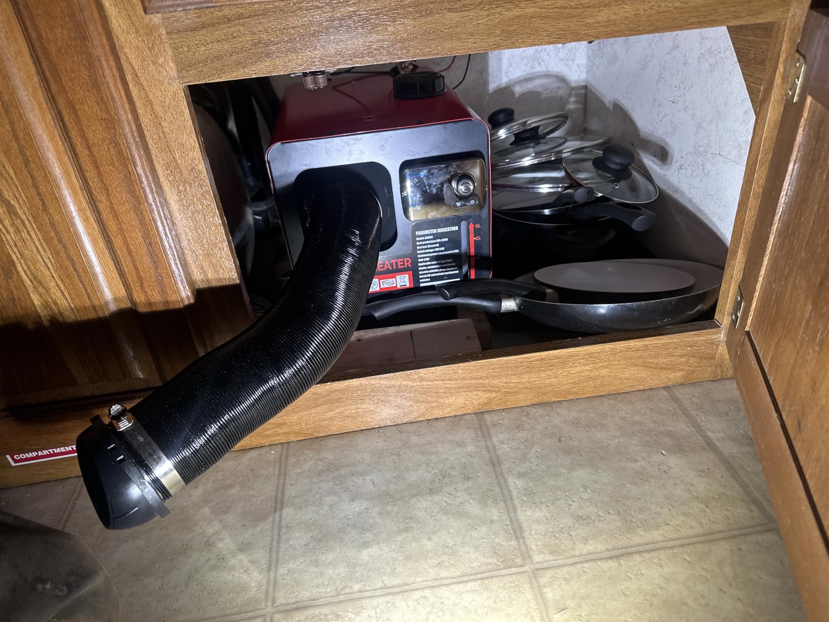 Diesel Heater 12V/24V/110V 8KW APP Remote Control Parking Air Heaters All in One Fast Heating with Muffle Silencer for Campers RV Truck Boat Bus Car Trailer Garage Home Tent customer photo 1