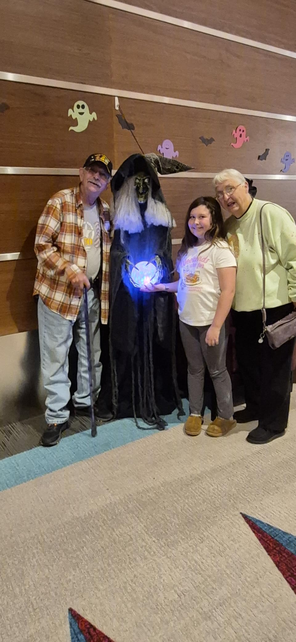 Haunted Hill Farm 4.4-Ft Animatronic Impaled Zombie, Halloween Animatronic, Creepy Party Decoration, Spooky Décor, Macabre Gift for Horror Movie Lovers, Voice-Activated Lights & Sound, Life-Size customer photo 1