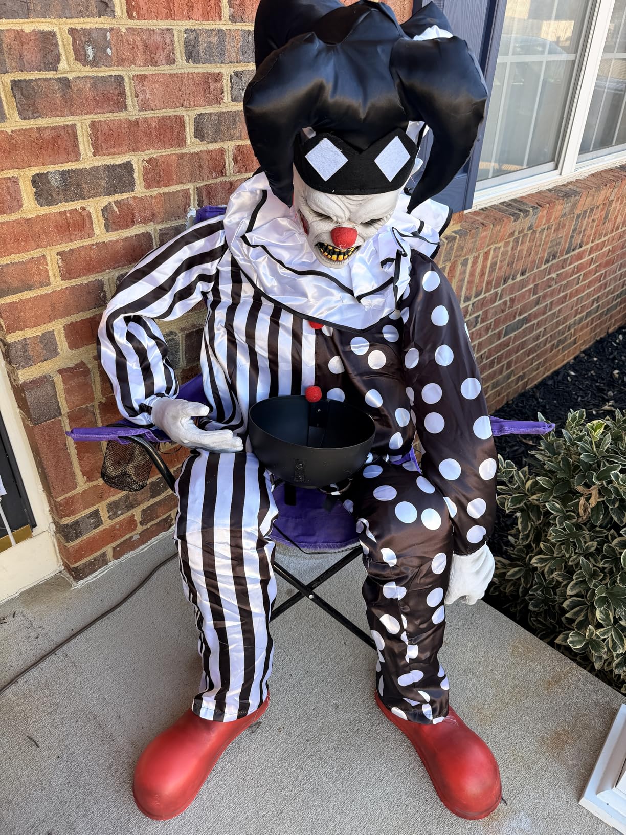 Haunted Hill Farm 7-Ft Animatronic Soul Harvester by Tekky, Halloween Animatronic with Motion-Activated Lights & Sound customer photo 1