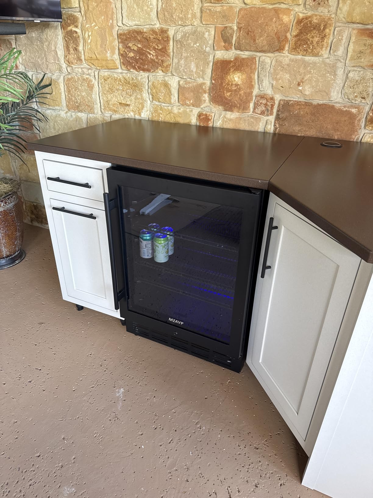 Large Wine Fridge, 200 Bottles Wine Fridge with Fast Cooling and Intelligent Temperature Memory, Wine Cooler Refrigerator Freestanding or Built-in, Tall Wine Refrigerator with Glass Door, Black customer photo 1