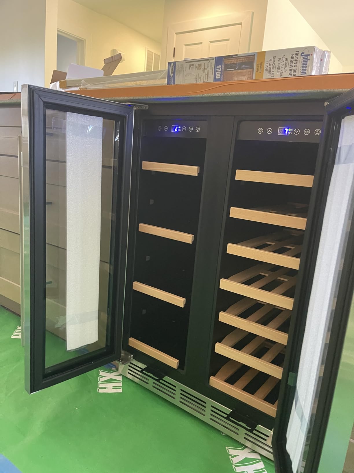 200 Bottle Wine Fridge Dual Zone, 24 Inch Wine Cooler Refrigerator Freestanding or Built-in, Professional Wine Cellar with Advanced Temperature Control and Compressor Cooling, Quiet Operation customer photo 2