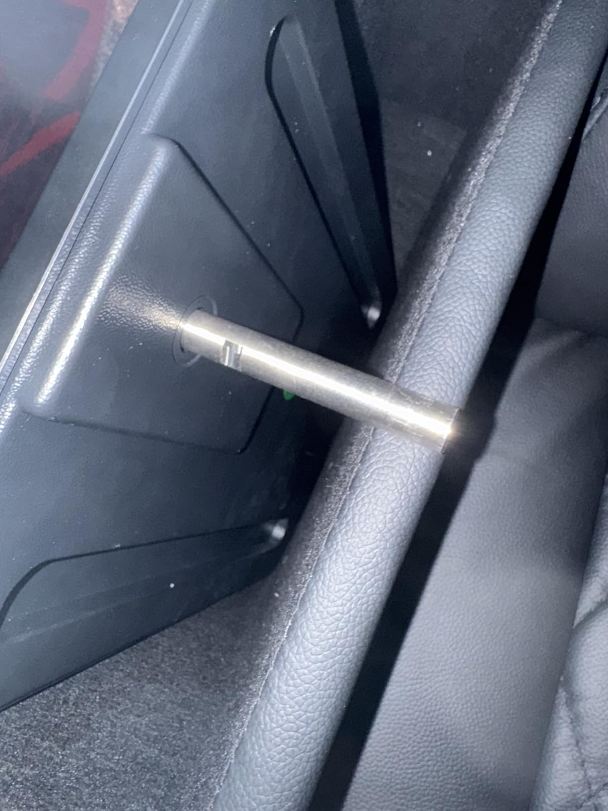 Home Theater Seating, Classic Series Leather Movie Theater Chairs, Power Headrest and Memory with C-Type USB Charger, 7Color Ambient Lighting and Tray Table, Gray Power Adjustable Recliner(Row of 1) customer photo 2