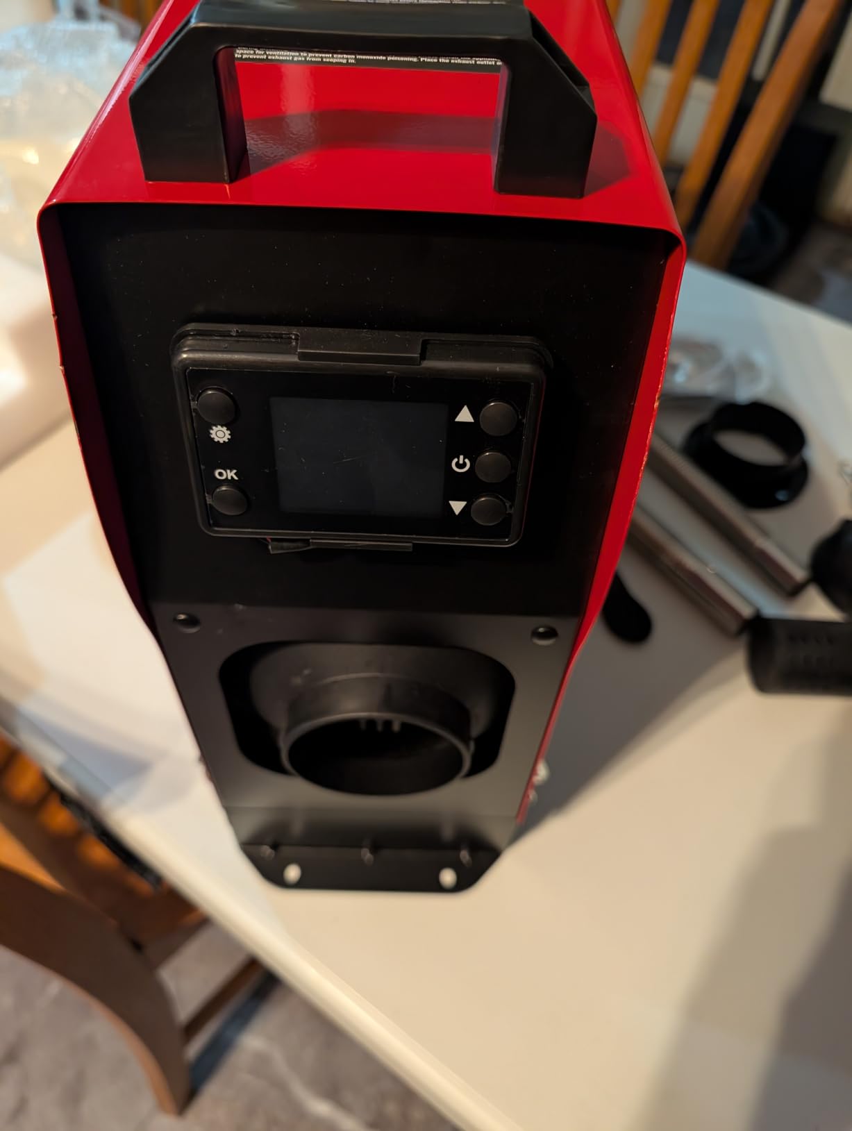 Diesel Heater, 5KW 12V Diesel Air Heater with Remote Control & LCD Display, All in One Portable Diesel Heater with 5L/1.3Gal Fuel Tank, Low Noise Parking Heater for Truck RV Camper Boat Tent Garage customer photo 2