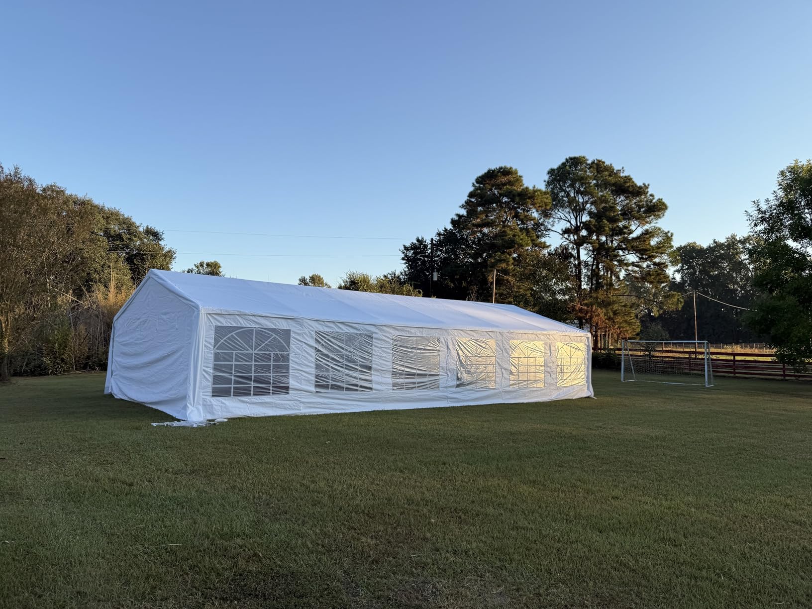 Quictent 20x30ft Party Tent Heavy Duty Outdoor Canopy Tent Carport Wedding Event Shelter BBQ Wedding Tents for Parties with Storage Bags(Church) customer photo 2