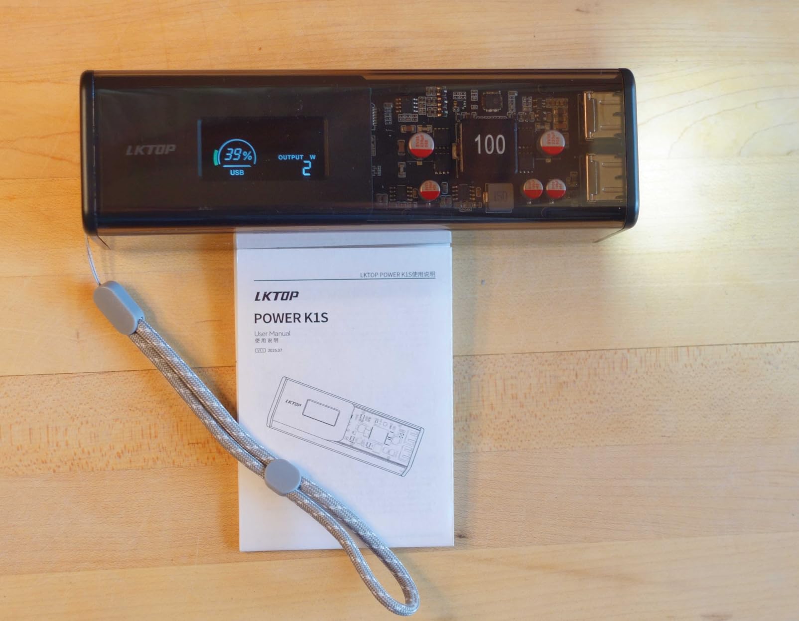 LKTOP Drone Portable Charger 100WH Power Station for DJI Drones/Charging Hub/Controller/Camera Accessories, 27000mAh 5-Port USB-C/A AC Outlet Power Packs for Outdoor Camping, LCD Screen, Airplane Safe customer photo 2