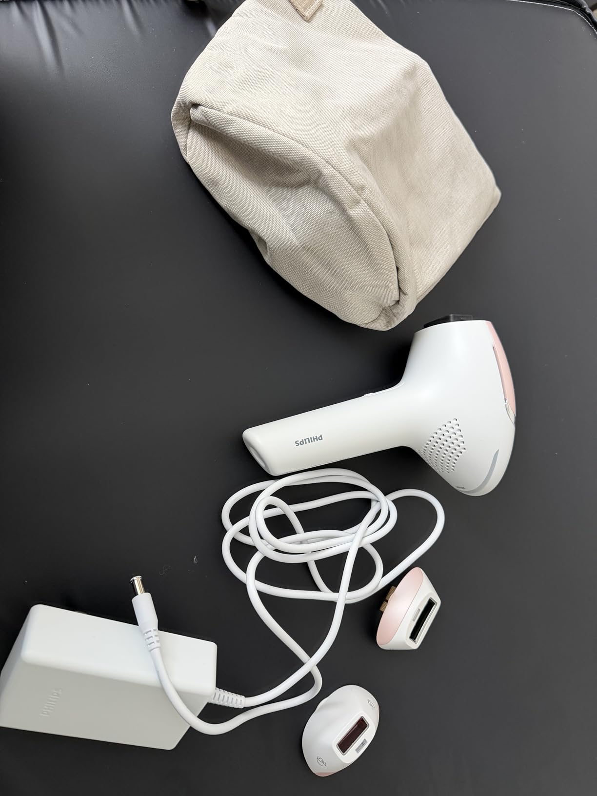 Philips Lumea 8000 Series IPL Hair Removal Device, Personal Permanent At Home Laser Hair Reduction, for Women & Men, SenseIQ Technology, 2 Attachments for Body & Face, BRI932/03 customer photo 2