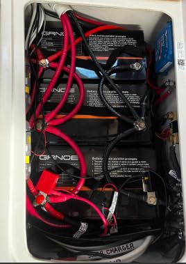 2-Pack 12V 100Ah LiFePO4 Lithium Battery Group 31 Built-in 100A BMS, Low-Temp Protection Up to 15000 Deep Cycles Rechargeable Battery for RV, Marine, Solar System, Van, Trailer, Home Energy Storage customer photo 1