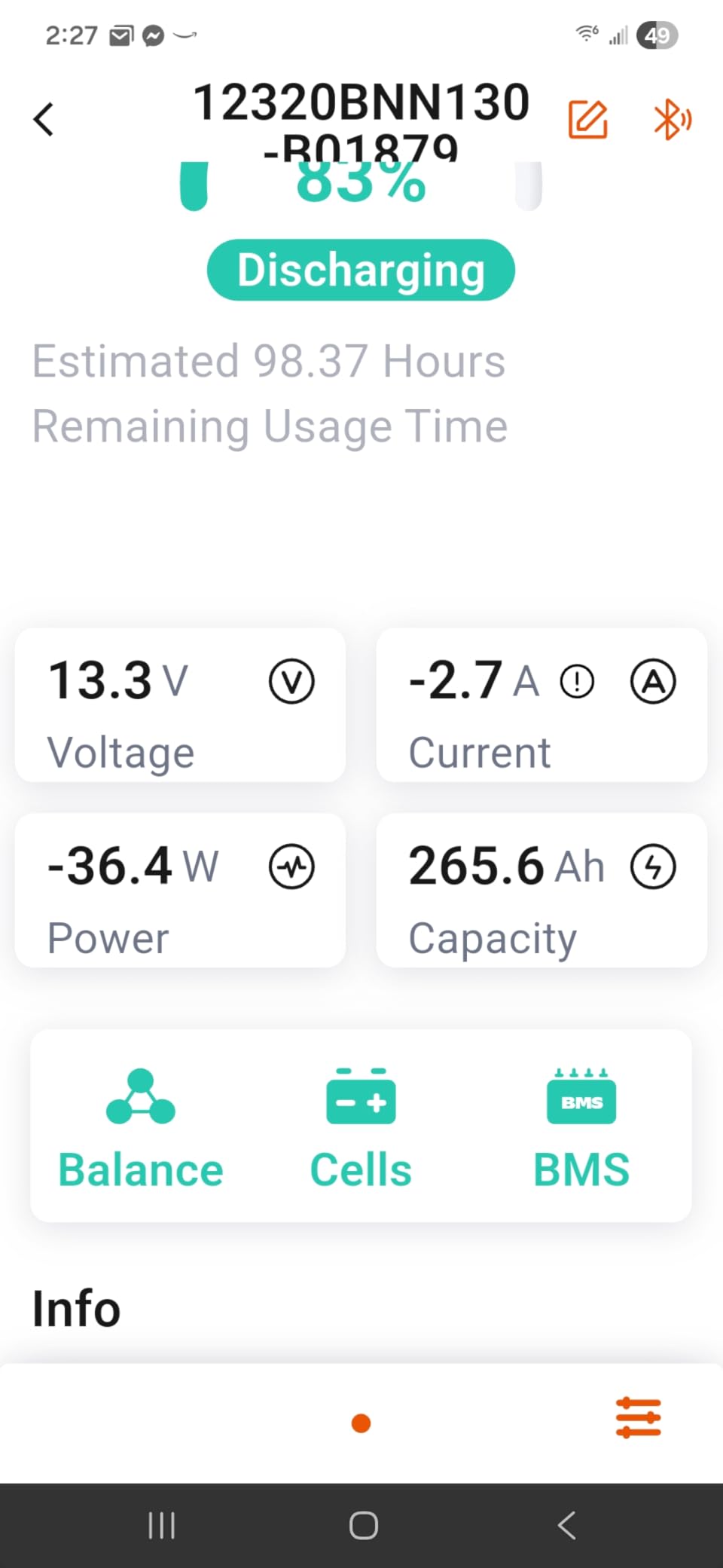 LiTime12.8V 320Ah Mini LiFePO4 Battery, 4000+ Deep Cycles Bluetooth Lithium Battery, IP65 Waterproof, Backup Power for RV, Travel Trailer, Trolling Motor customer photo 1