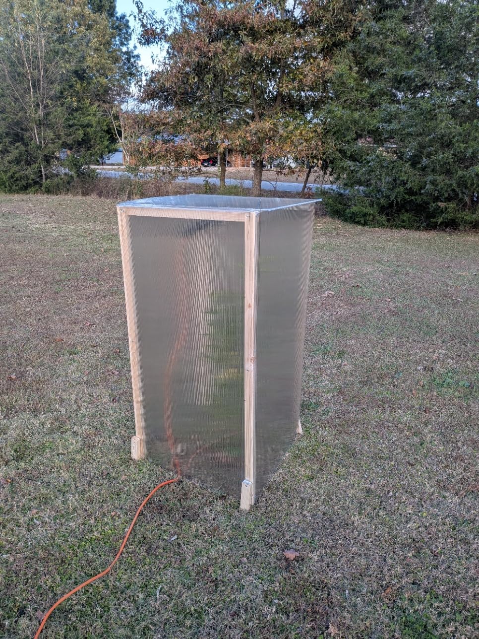 6 Pack Polycarbonate Greenhouse Panels, 4' x 2' x 0.24