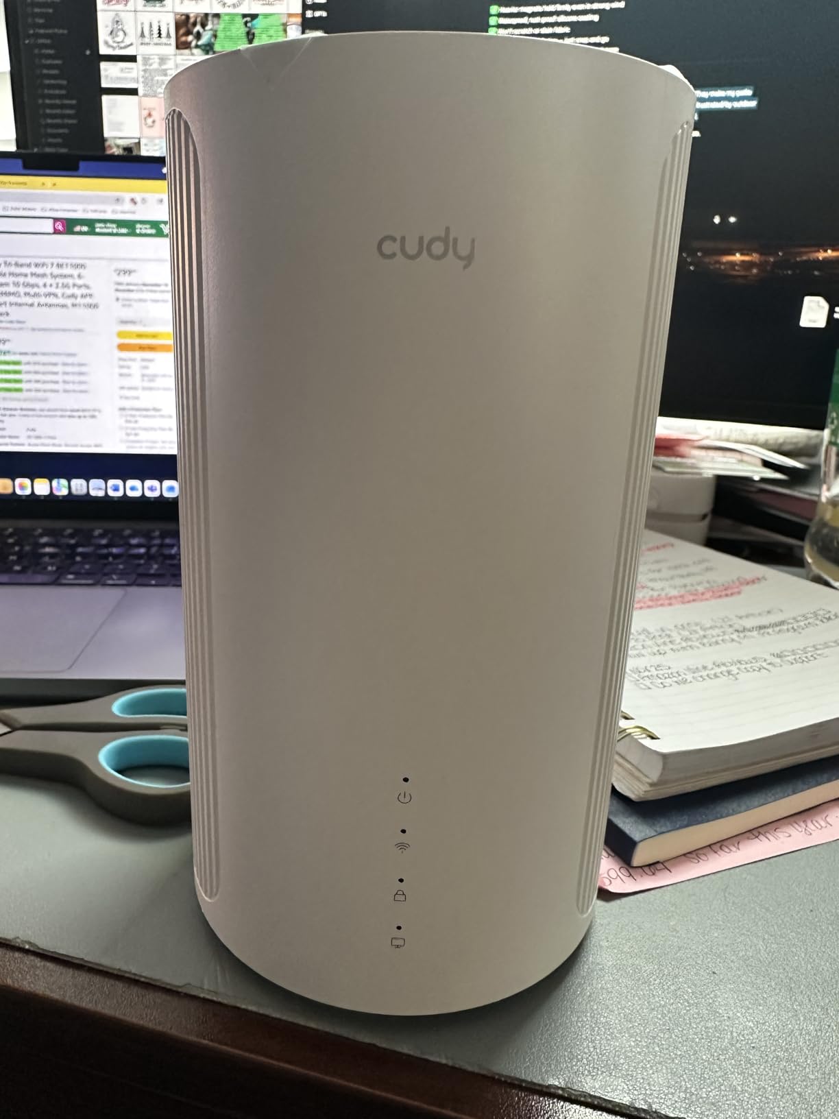 Cudy Tri-Band WiFi 7 BE11000 Whole Home Mesh System, 6-Stream 10 Gbps, 4 x 2.5G Ports, MU-MIMO, Multi-VPN (M11000 2-Pack) customer photo 2