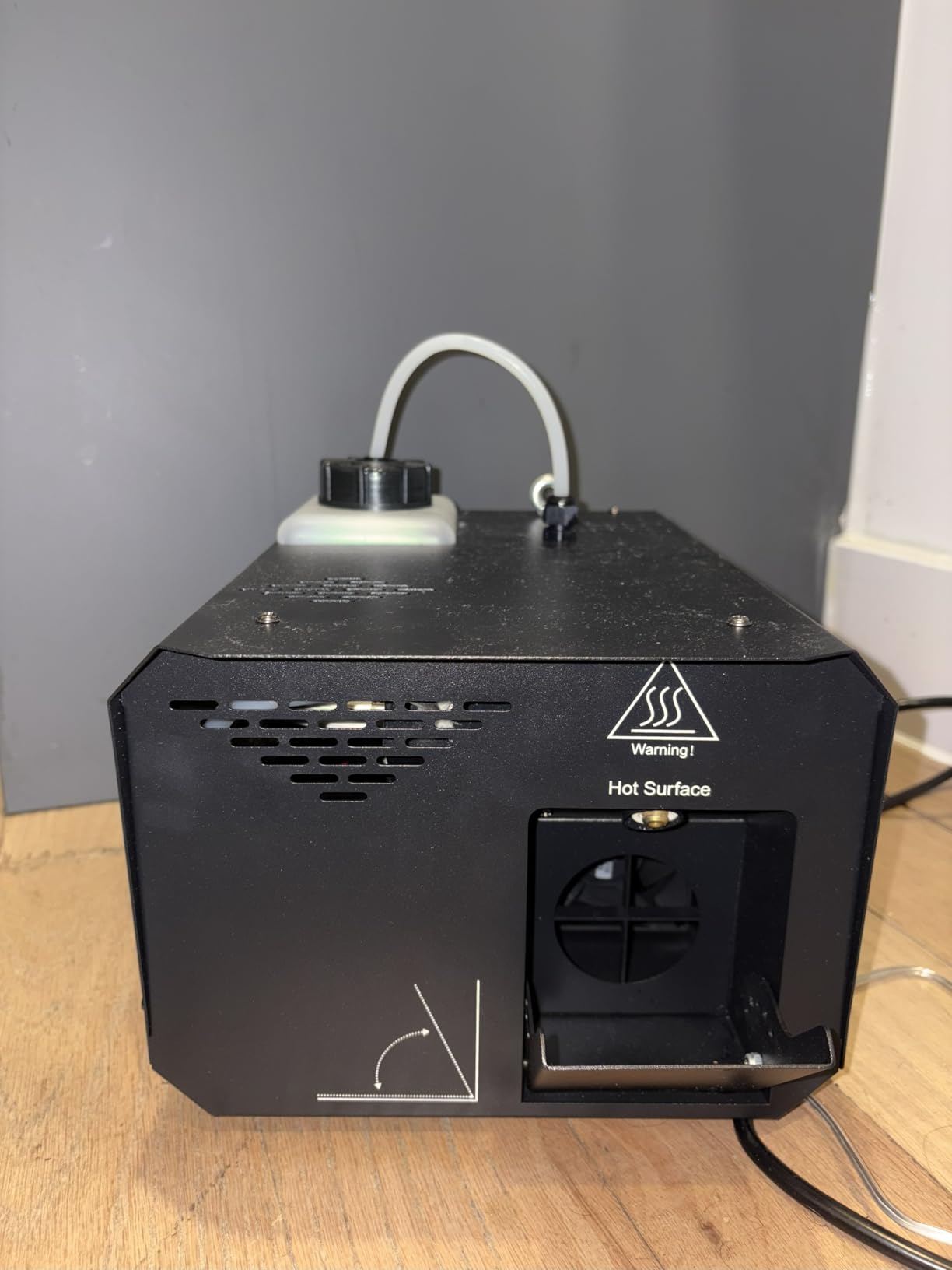 600W Stage Haze Machine: Continuous Output Fog Machine - Wireless Remote & DMX Control - Adjustable Smoke Outlet for Stage DJ Halloween Club Christmas Wedding Party Light Show customer photo 2