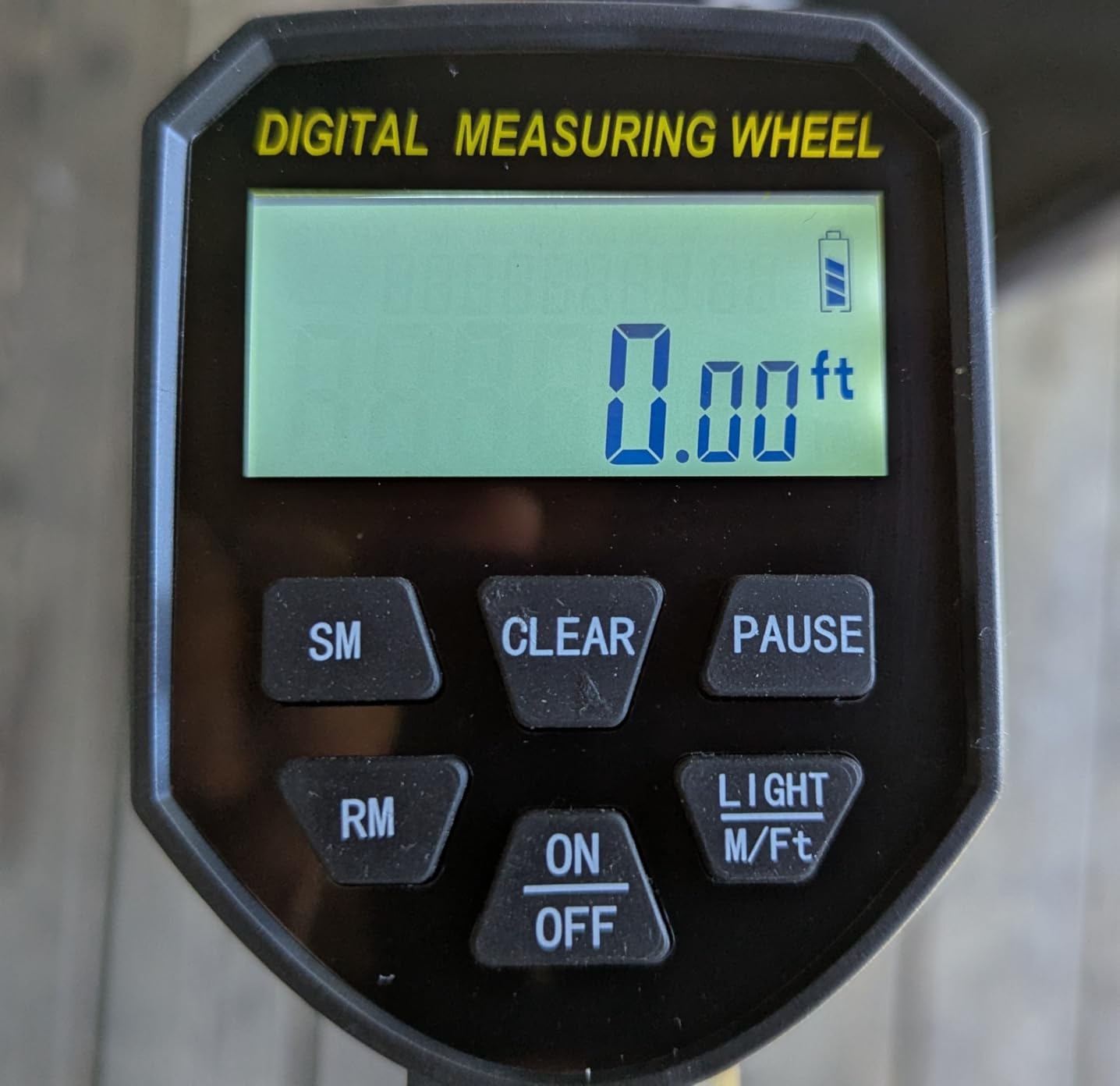Measuring Wheel: DEKOPRO 4V Digital Measuring Wheel in Feet, 12.5 Inch 99,999Ft/ 99,999M Digital Display Folding Wheel Measurement Roller with Storage Bag customer photo 1