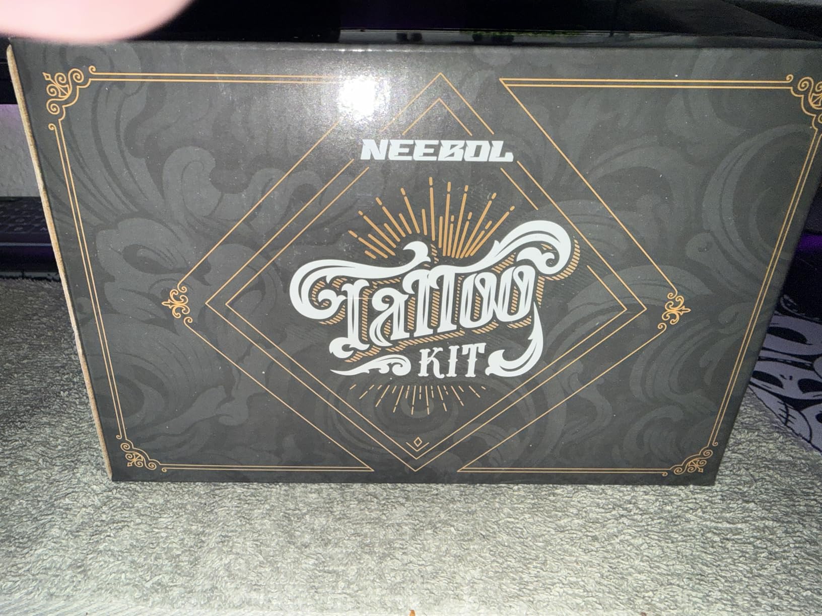 Neebol Tattoo Gun Kit for Beginners - Wireless Tattoo Gun with 1600mAh Battery, Tattoo Pen Machine, 10 Cartridge Needles, Black & Color Ink Set, Complete Tattoo Kit customer photo 2