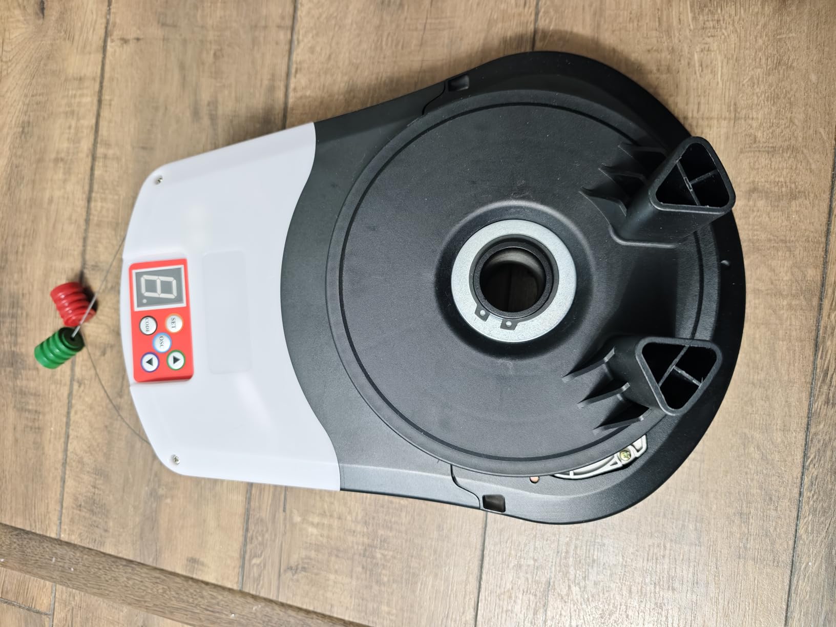 Side Mount Garage Door Opener, Automatic Roll Up Door Opener, 110V Commercial Garage Farm Warehouse Electric Roller Shutter Door Opener with 2 Remotes 800N Quiet Roll Up Doors - Not Fit Flap customer photo 2