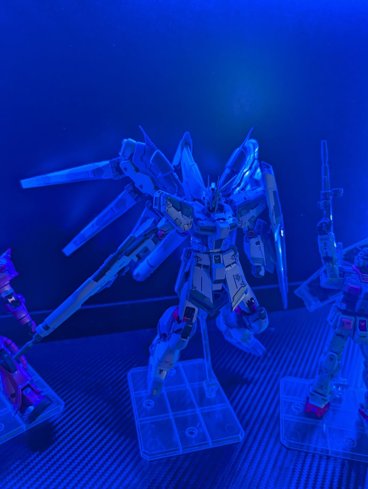 AODK Display Case with RGB Lights, 4-Tier Display Cabinet with Glass Doors and Storage Shelves, Glass Display Cabinet Shelf for Collectibles, Black Curio Cabinet for Game Room customer photo 2