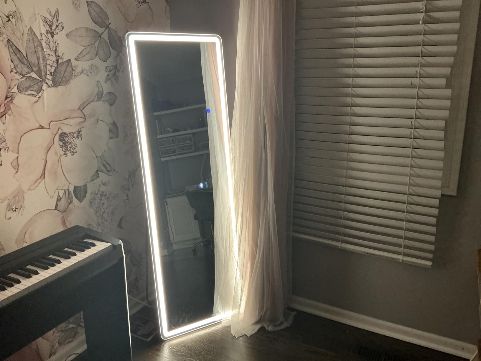 Sweetcrispy Full Length Mirror with LED Lights, 65