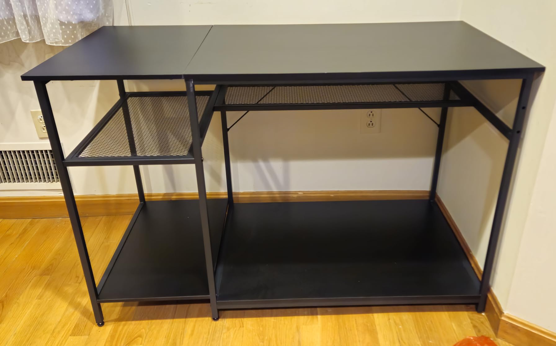 120 Gallon Fish Tank Stand with Power Outlets, Heavy Duty Large Aquarium Stand with Light, Double Reptile Tank Turtle Terrariums Table for Fish Tank Accessories Storage,1100LBS Capacity customer photo 2