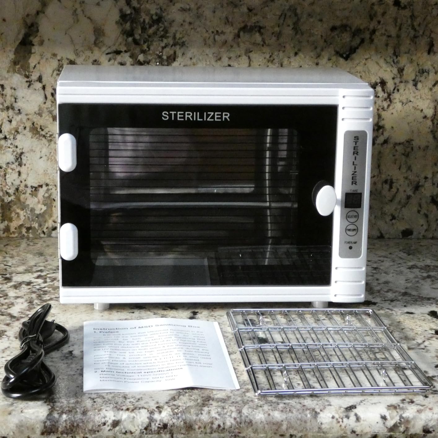 KING&DUKE Nail Tool Sterilizer Machine, 15L Large Capacity UV Sterilizer Cabinet, Sanitizer Box for Esthetician, Nail Salon, Barbers - Professional 360° Disinfection for Home and Commercial Use customer photo 1