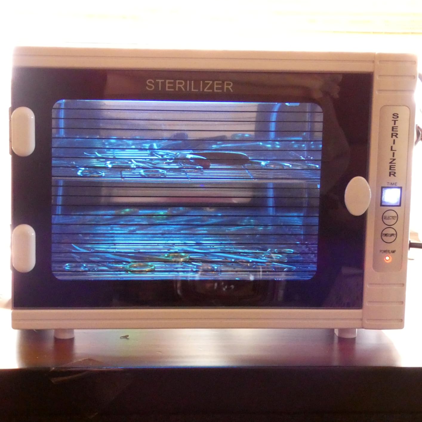 KING&DUKE Nail Tool Sterilizer Machine, 15L Large Capacity UV Sterilizer Cabinet, Sanitizer Box for Esthetician, Nail Salon, Barbers - Professional 360° Disinfection for Home and Commercial Use customer photo 2