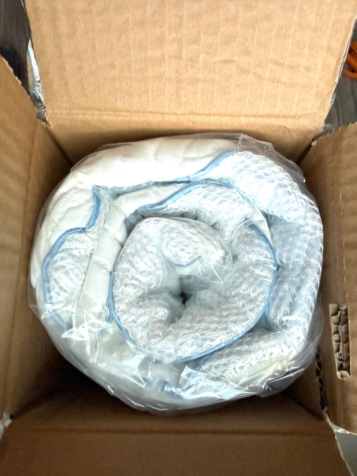 Canadian Luxurios Goose Down Pillows 80% Down 20% Feather 900 Fill Power 20X30 in Bed Pillows with 100% Cotton Pillow Shell 600TC Fluffy Soft (Queen, Pack of 2) customer photo 2