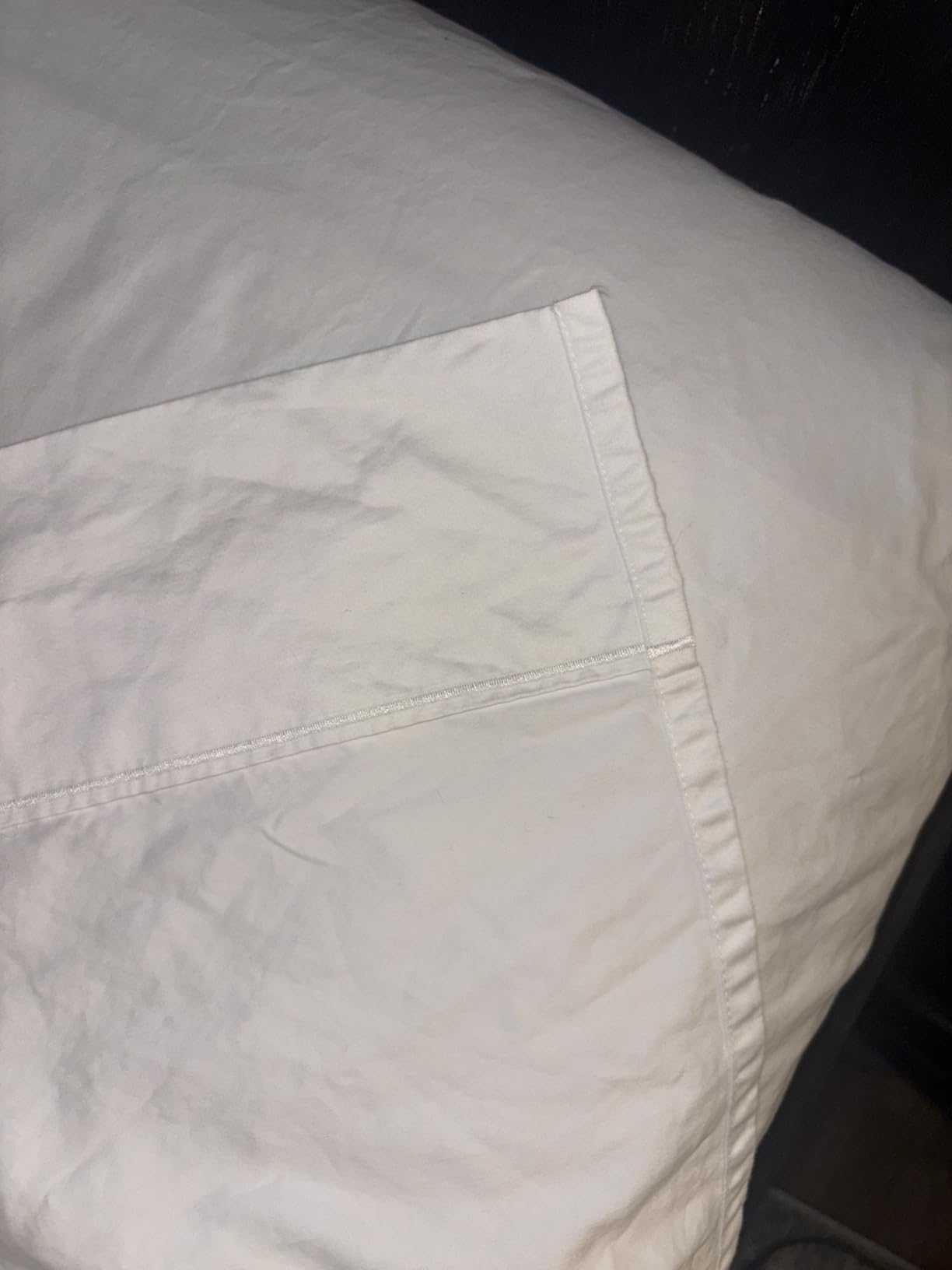 LANE LINEN 100% Egyptian Cotton Sheets Queen Size Sateen Weave - White | 4-Piece Set, 16