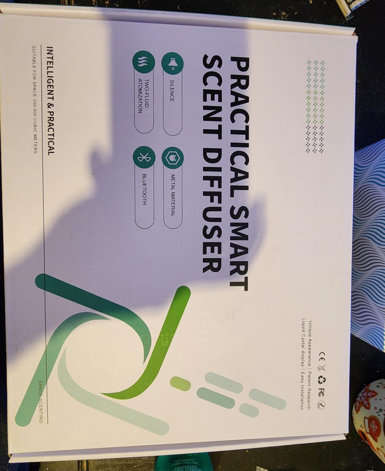 Waterless Essential Oil Diffuser 5000 Sq.Ft Coverage for Large Home, Hotel, or Office, 200ml Cold Air Scent Diffuser Machine with Bluetooth App Control, Quiet No-Heat HVAC Fragrance Diffuser customer photo 1