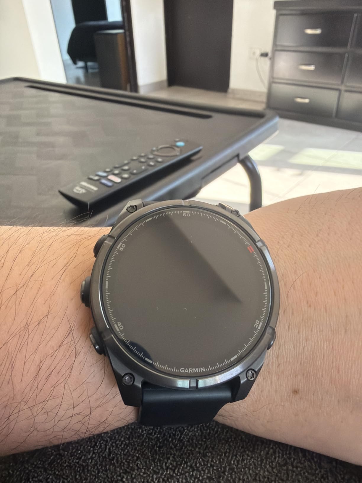 fēnix® 8 Pro, 51mm, AMOLED Display, Premium Connected Multisport GPS Smartwatch, inReach® Technology, Sapphire, Titanium with Graphite/Black Silicone Band customer photo 1