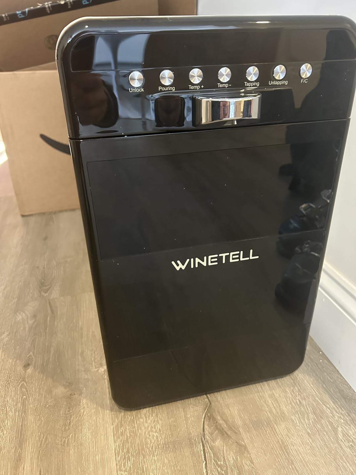 Wine Preservation System - Wine Saver & Dispenser with Adjustable Temperature Control, Preserves Wine Freshness & Flavor, for Home, Office & Hotel, Without Removing Corks customer photo 1