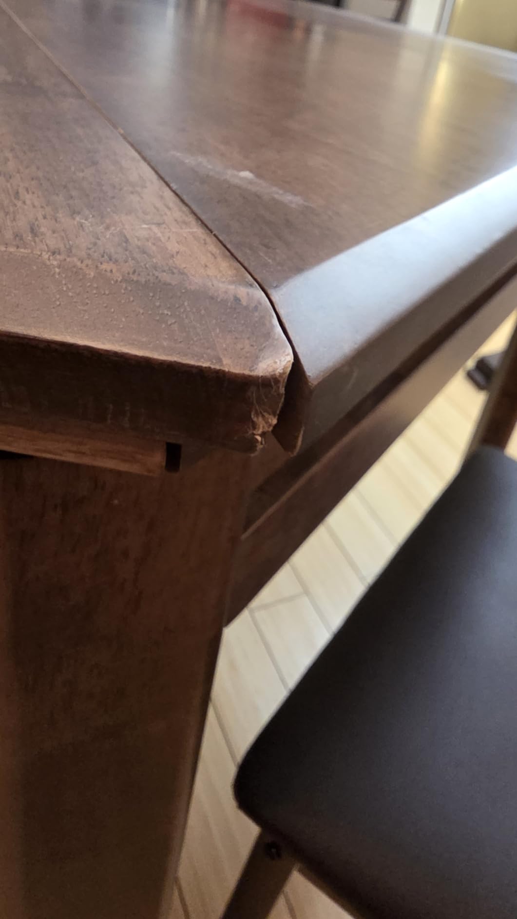 LAUSAINT HOME Board Game & Card Table for 6 Players with Removable Table Top, Hexagon Gaming and Dining Table with Storage Rack, Detachable Cup Holders and Trays, Walnut customer photo 2