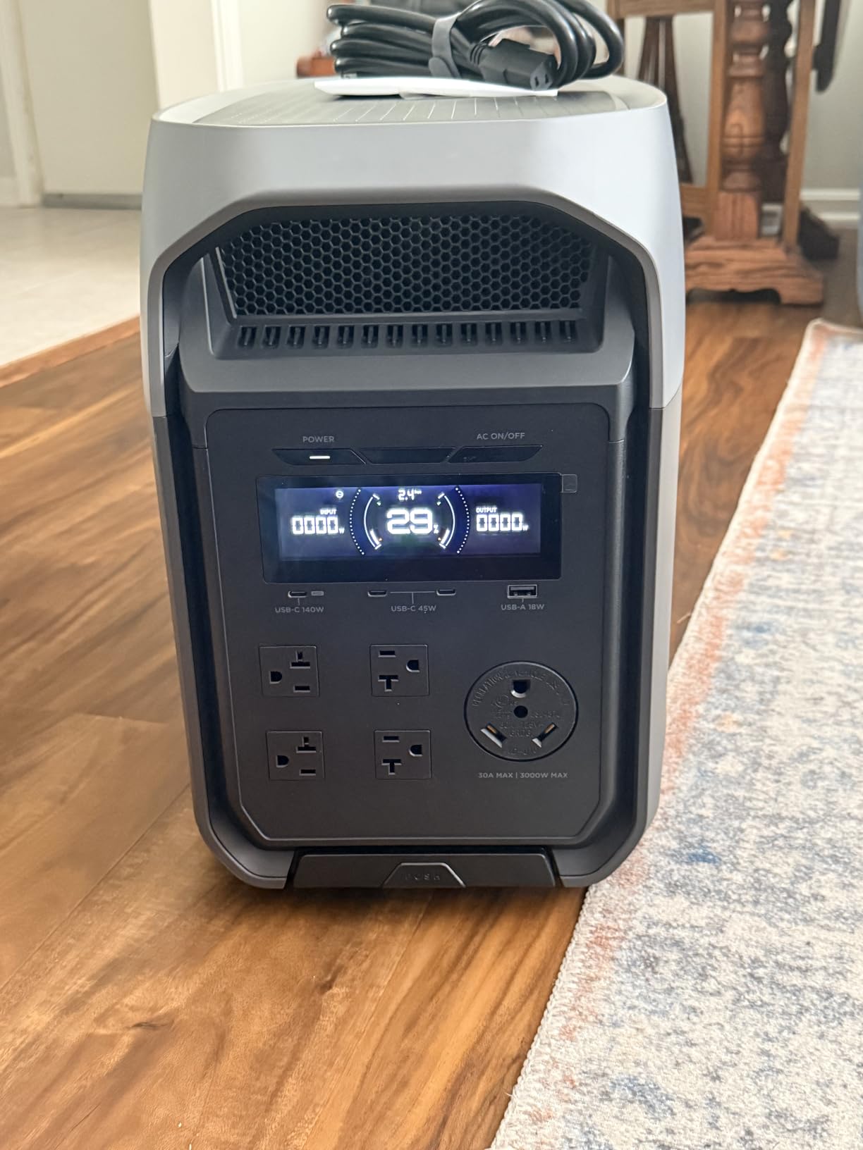 DELTA 3 Ultra Portable Power Station with 400W Solar Panel, 3072Wh LiFePO4 Battery, 3600W (Surge 7200W) Output, Solar Generator for Home Use, Camping Accessories, Emergencies & RV Backup customer photo 1