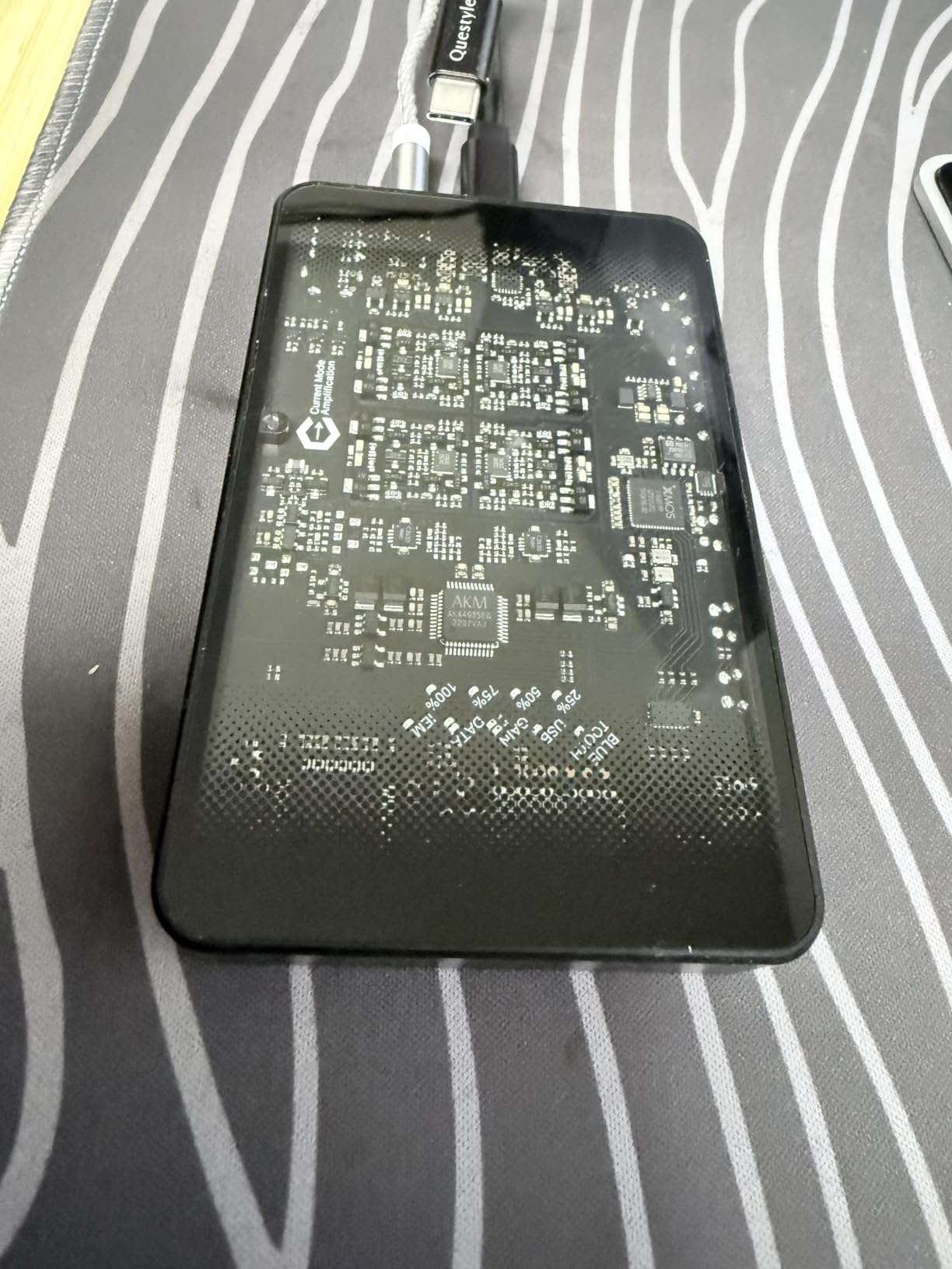 Questyle Sigma Bluetooth Headphone Amplifier Portable Rechargeable DAC [MFi Certified] Bluetooth 5.4 Receiver with Dual Outputs High Resolution PCM768/DSD512 USB Amps for Smartphones/PC/Laptop customer photo 1