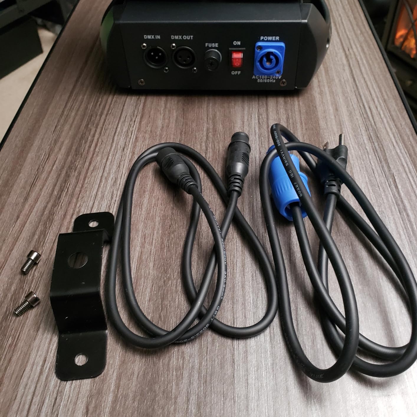 MINGJIE 120W Moving Head DJ Lights, 18-Facet Prism Stage Lighting with 8 Gobos & 8 Colors, DMX512 Sound Activated LED Beam Spot customer photo 2