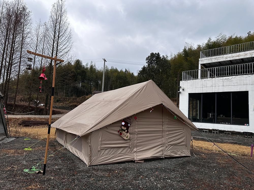 Inflatable Tents for Camping, Large Inflatable Camping Tent with Hand Pump, Easy Setup Tents for 4-6 People, Portable Glamping Tent customer photo 2