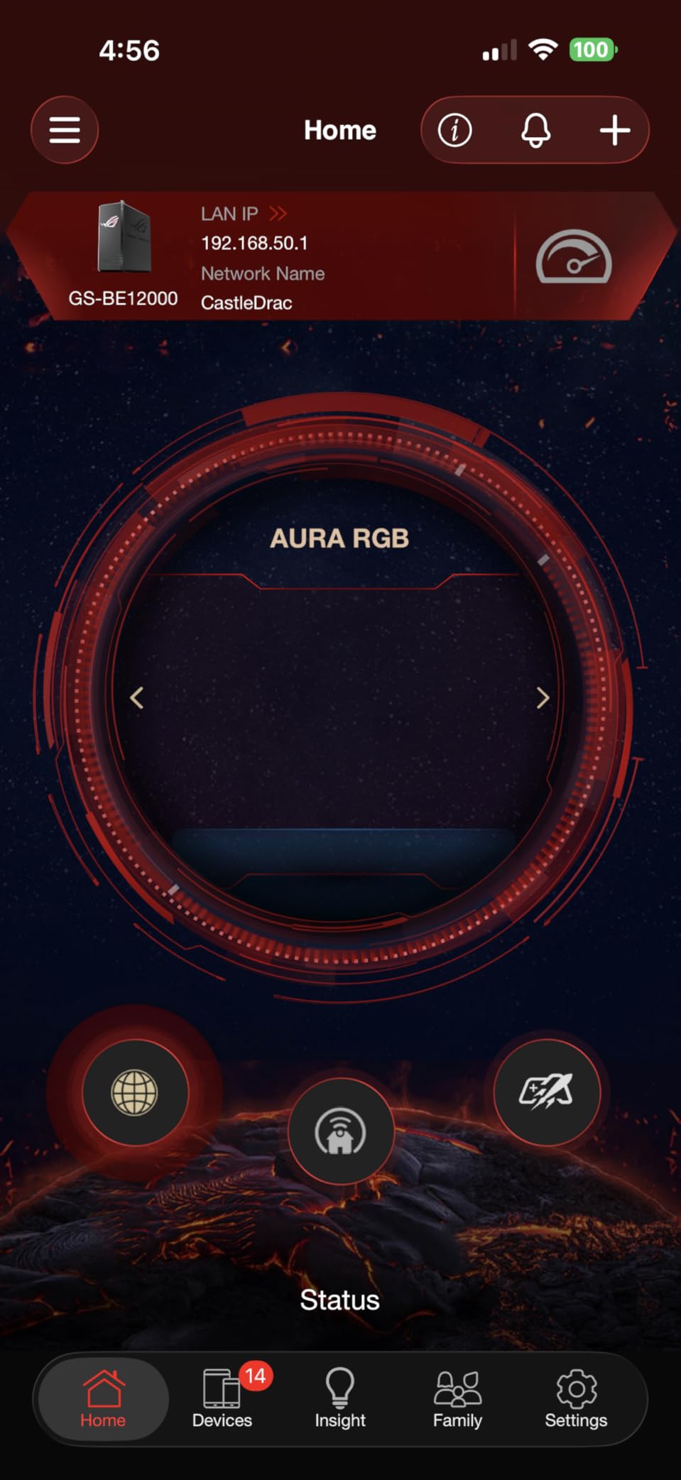 ASUS ROG Strix GS-BE12000 WiFi 7 Tri-Band Router, 12000 Mbps, 20G Wired Capacity, 3,000 sq. ft. Coverage, 2.0GHz Quad-core CPU, Game Acceleration, Triple-Level Security, AiMesh Compatible customer photo 2