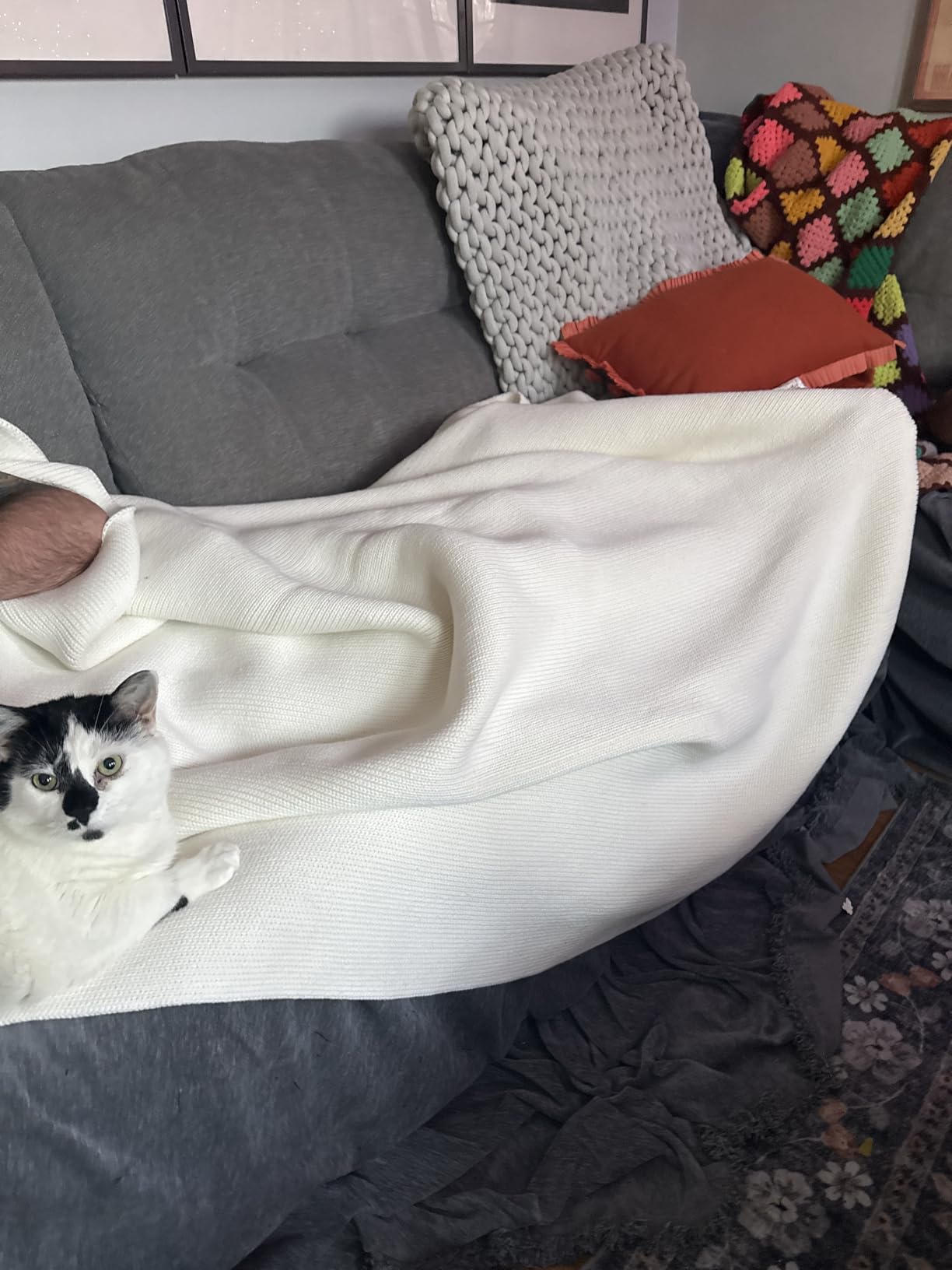 Knitted Weighted Blanket for Adults, 62