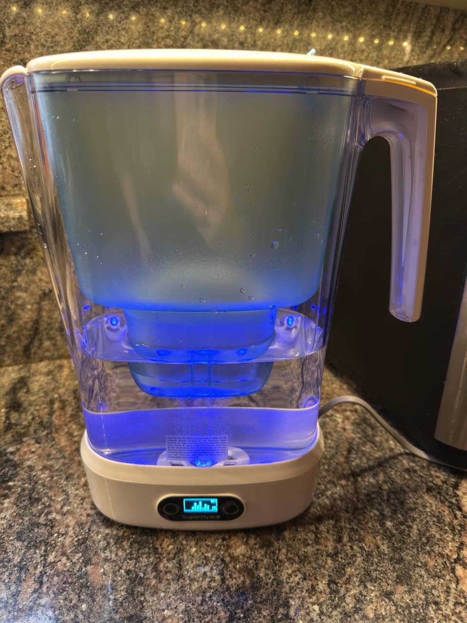 Hydrogen Water Filter Pitcher - BPA Free Rich Hydrogen Water Generator Electrolysis Jug with SPE/PEM. Removes 99% of Lead, Microplastics, PFAS & Chlorine - Advanced UltraFiltration Technology customer photo 2