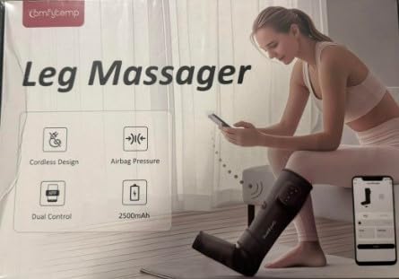 Cordless Air Compression Leg Massager for Circulation and Pain Relief FSA, Portable Foot and Calf Compression Boot for Swelling, HSA Eligible customer photo 2