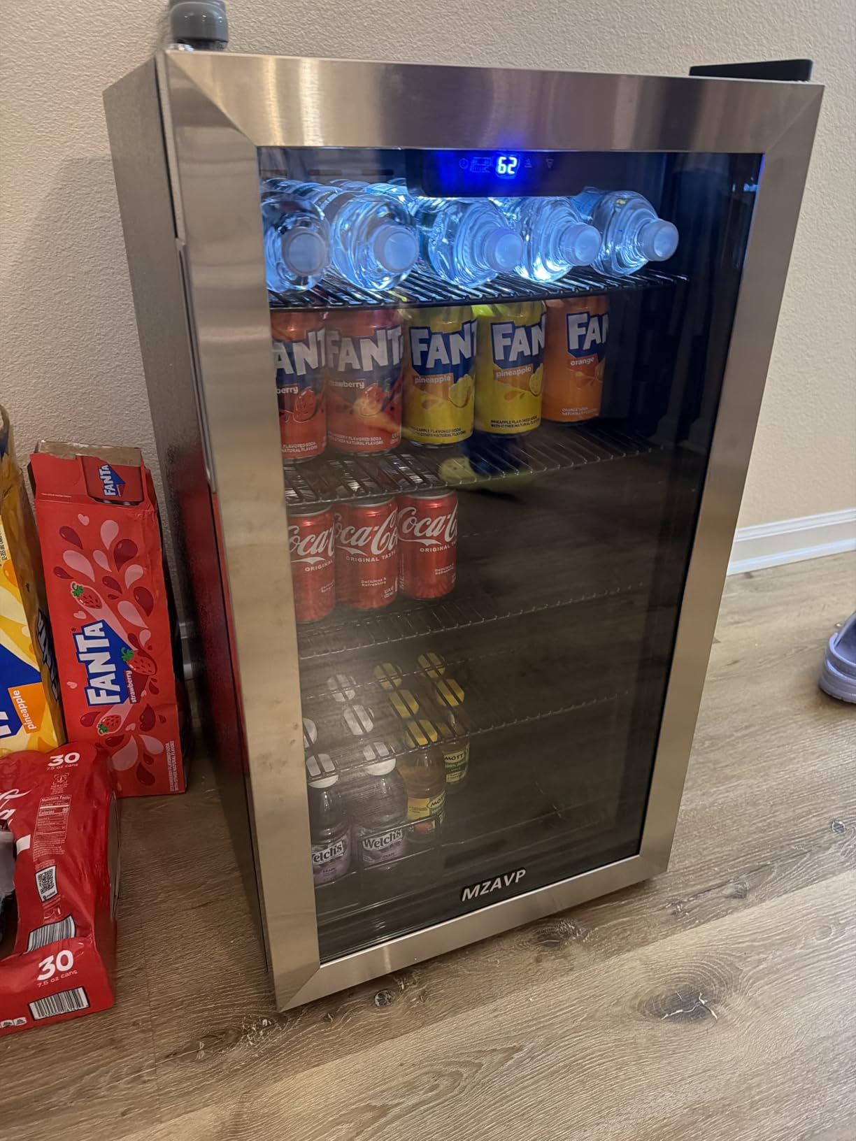 Wine Cooler Refrigerator 24 Inch, Upgraded 200 Bottle Wine Fridge with Professional Temperature Control, Built-in or Freestanding Tall Wine Cellar, Low Noise and Sliding Rail Shelves customer photo 1