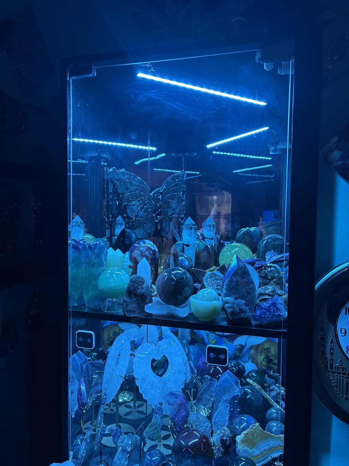 Glass Display Cabinet with RGB Lights- 68