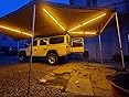 VEVOR 270 Degree Awning with Built-in LED Lights, 133 sq.ft Driver Side Vehicle Awning, Waterproof UV50+ Car Side Awnings, All-Weather Free-Standing Overland Awnings Car Shelter for SUV Truck Camping customer photo 2