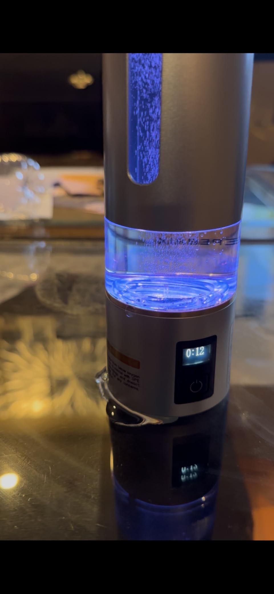 Hydrogen Water Bottle Generator-Up to 8100 PPB Molecular Hydrogen, 12-Hour Hydrogen Retention, IHSA Certified SPE/PEM Tech, Portable Hydrogen Bottle, Healthy Gift (Black) customer photo 2