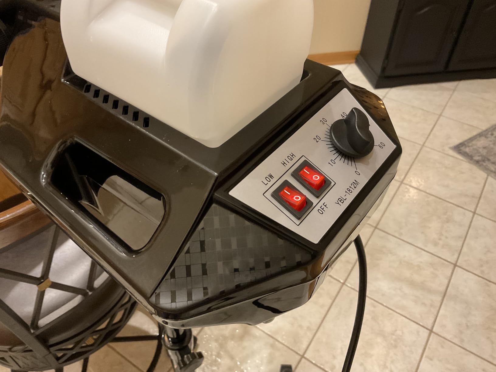 Professional Standing Hooded Hair Steamer for deep Scalp Conditioning, Adjustable time and Temperature Settings with Dry-Run Protection, Salon Station spa Equipment, Suitable for Home and Barbershop use customer photo 2