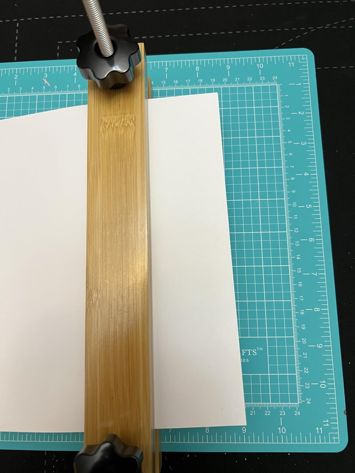 Bamboo Bookbinding Spine Press, 11 Inch Narrow Book Press for Spine Shaping and Bookbinding, for DIY Book customer photo 1
