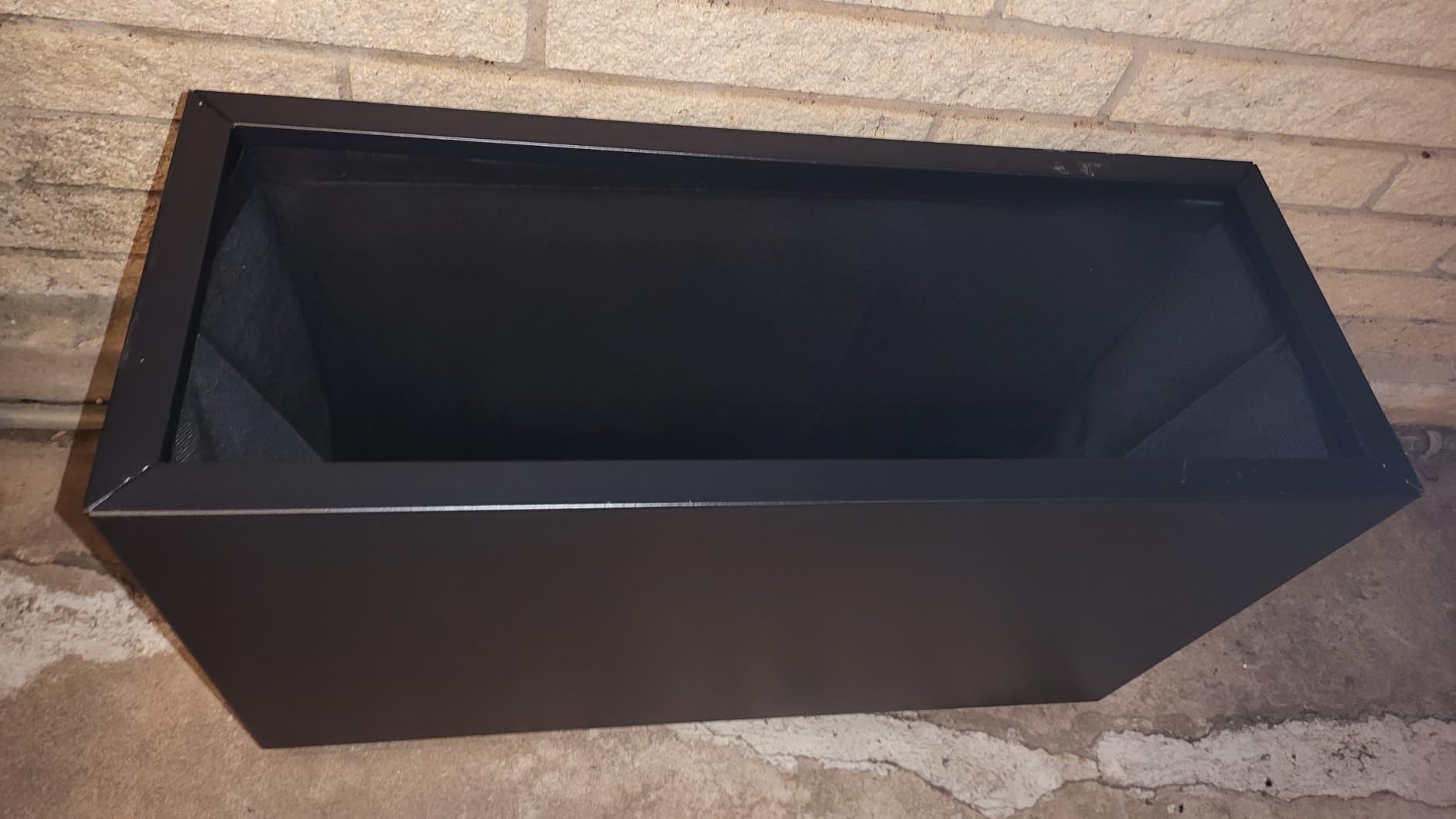 30-inch Tall Elevated Metal Planter, 36Wx11D Corten Steel Style Planter Box with Removable Partition & Adjustable Feet, Large Outdoor Weathering Planters customer photo 1