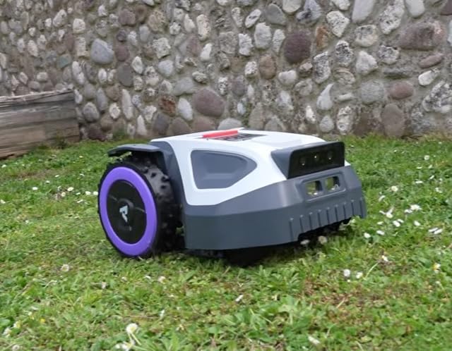 ANTHBOT M5 Robot Lawn Mower 1/8 Acre, Dual Vision+Full-Band RTK Robotic Lawnmower, No Perimeter Wire, App Control Obstacle Avoidance, 45% Slope, Cutting Height, Multi-Zone Mapping customer photo 2