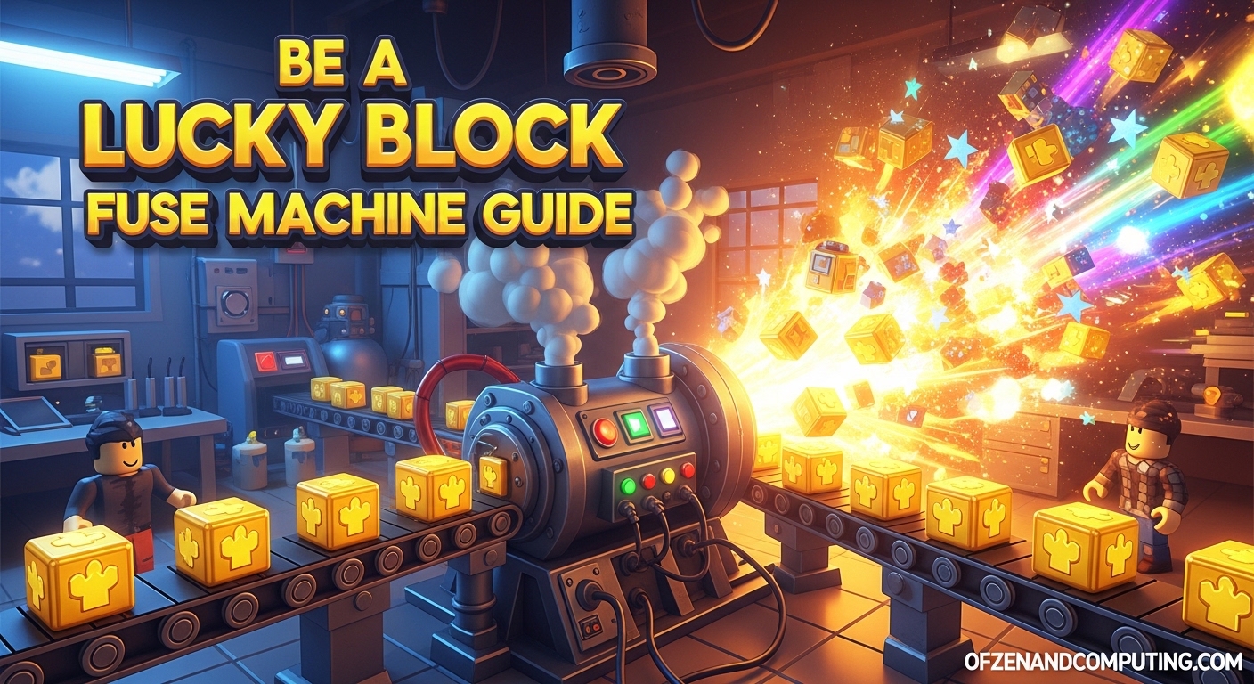 Be a Lucky Block Fuse Machine Guide