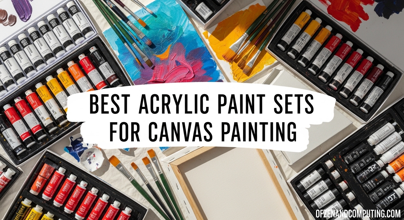 Best Acrylic Paint Sets for Canvas Painting