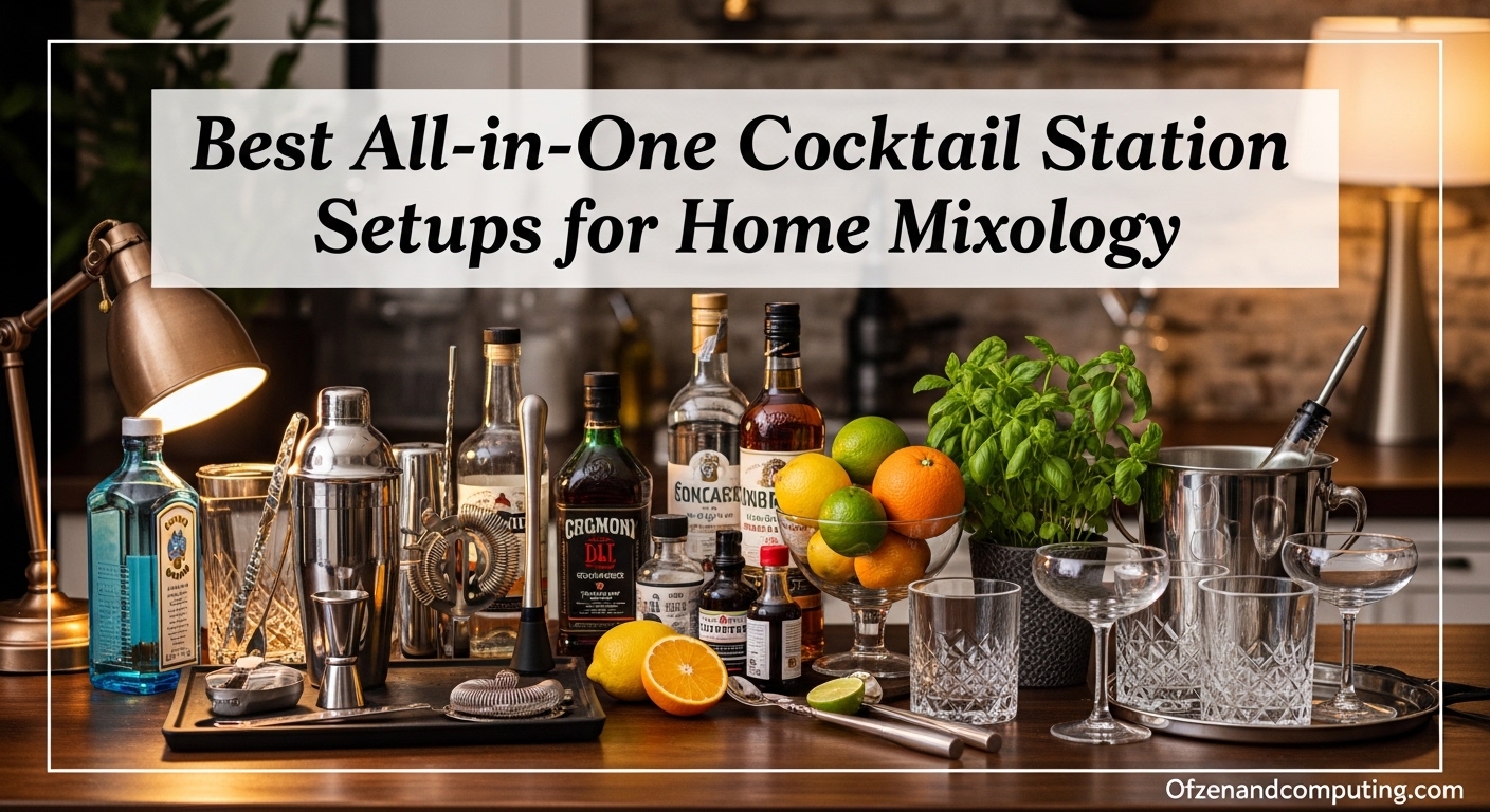 Best All-in-One Cocktail Station Setups for Home Mixology